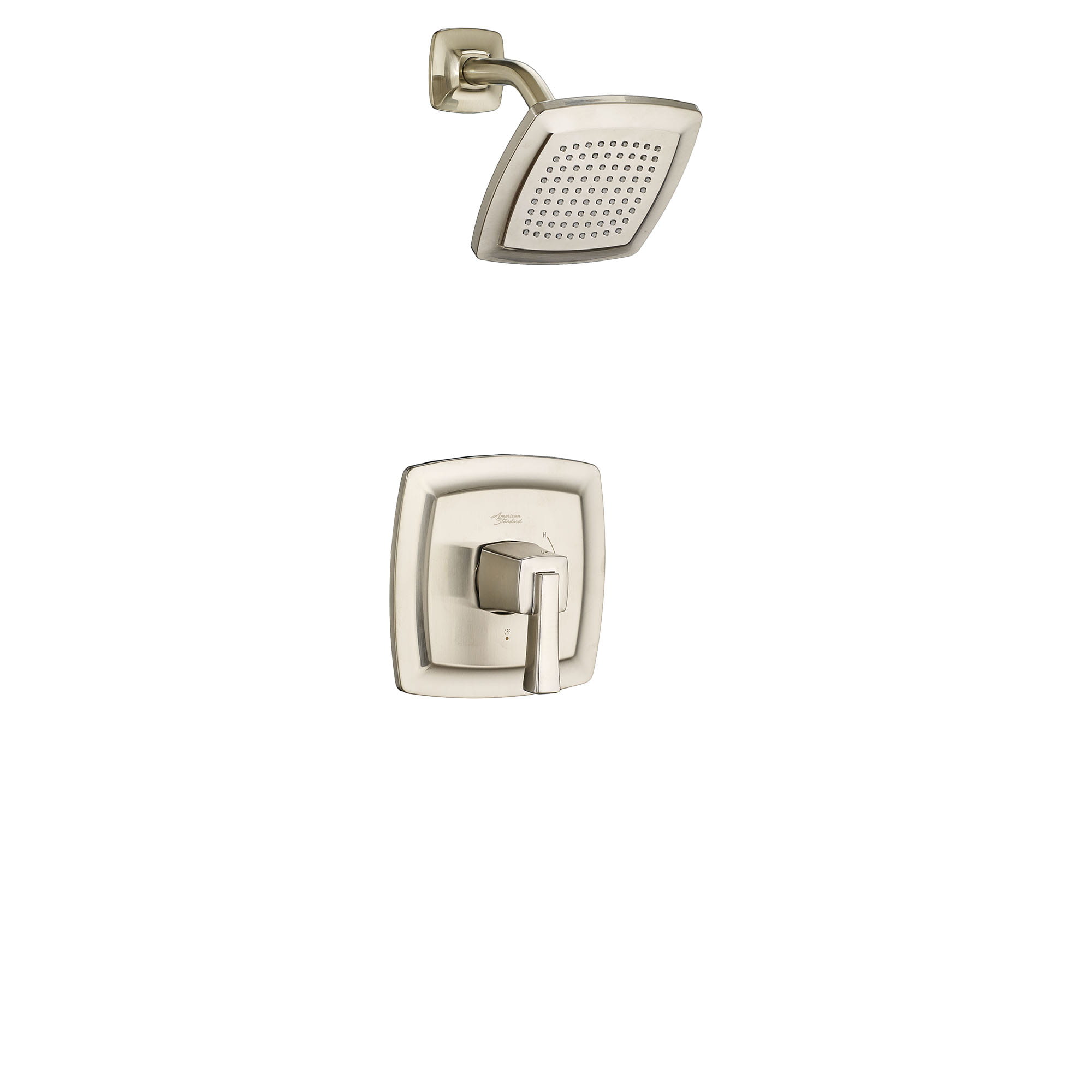 Townsend 175 GPM Shower Trim Kit with Water Saving Showerhead and Lever Handle   BRUSHED NICKEL
